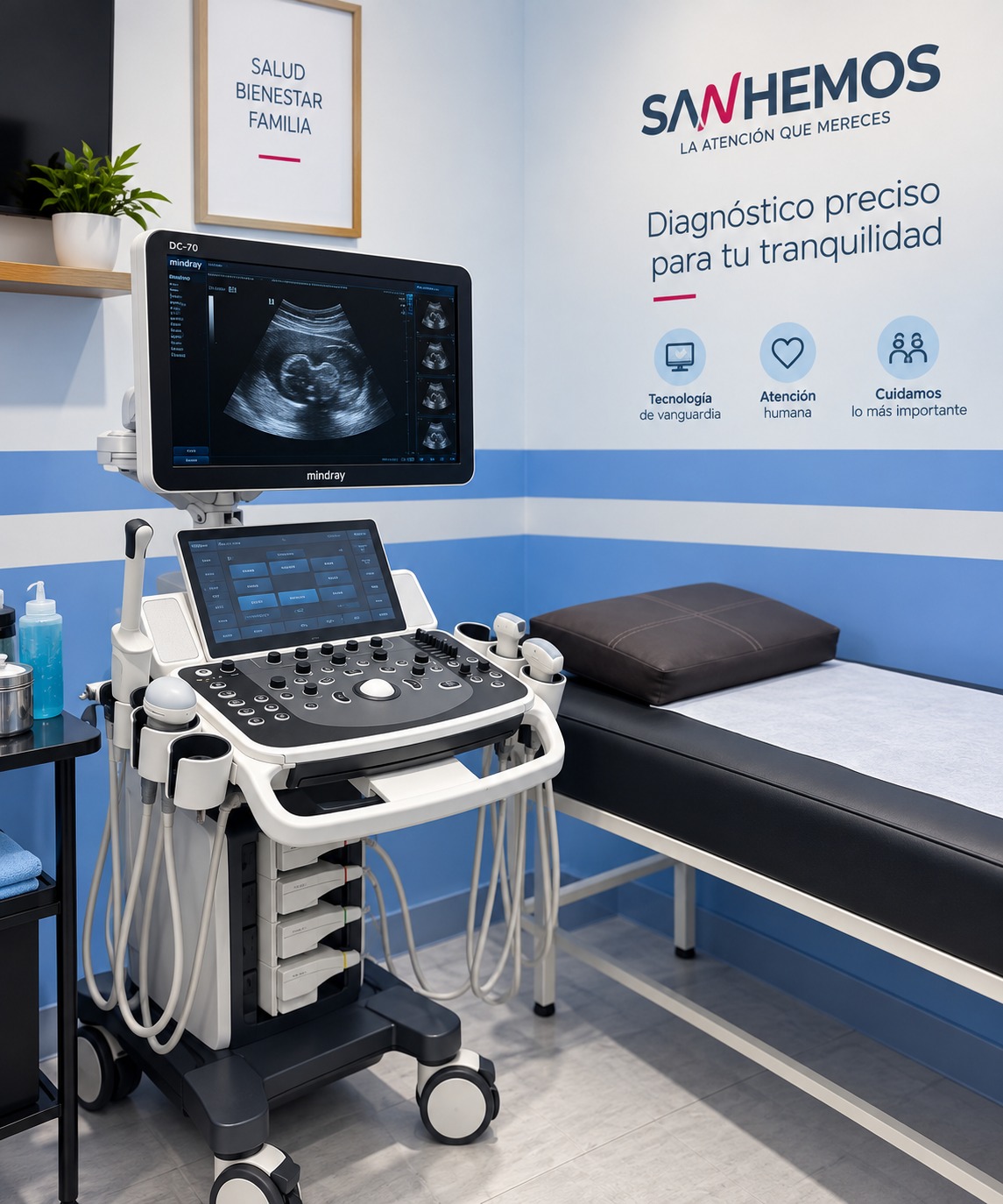 Equipo de ultrasonido Sanhemos